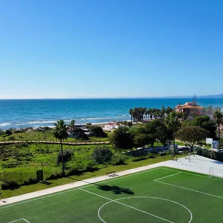 Lägenhet Lunamar Beachfront With Swimming Pool, Football, Tennis, Paddle And Basketball Courts - Eaw Homes Marbella